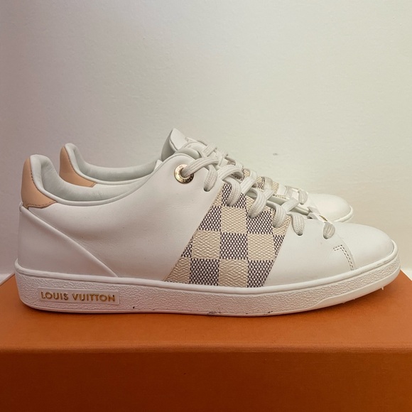 Louis Vuitton Shoes - Louis Vuitton White and Tan Women’s  Sneakers